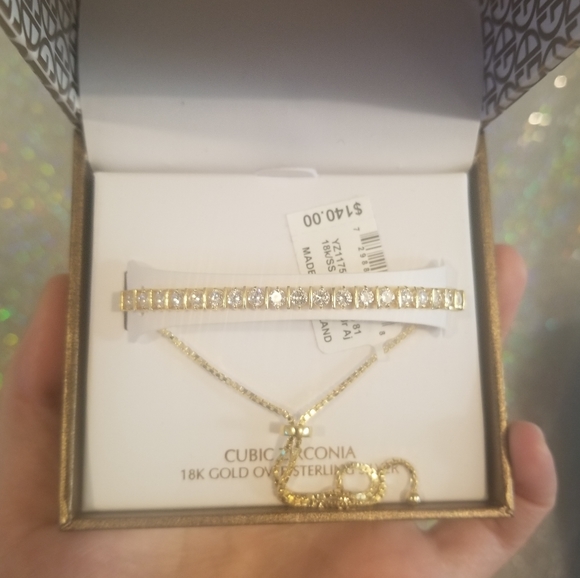 🗽Giani Bernini 18K Gold over Sterling Silver Bolo Braclet NWT from NYC Macy's - Picture 2 of 3